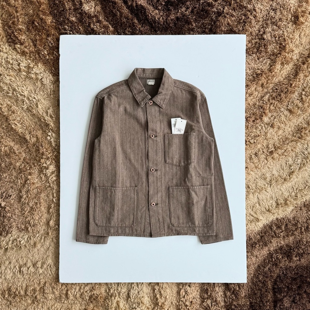 Ralph Lauren Double RL Brown Cotton Work Jacket
